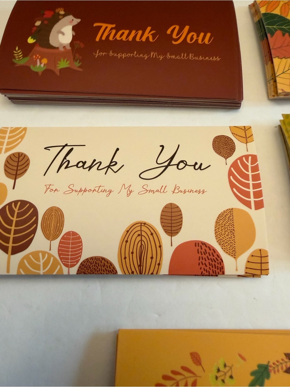 Autumn Thank You Cards - Set of 25 - Picture 3 of 9